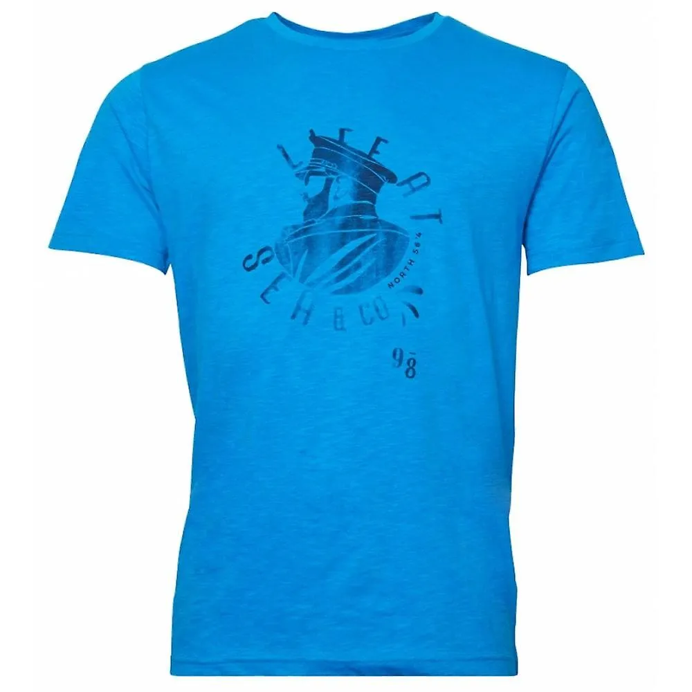 Camiseta de algodón NORTH 56°4 North 56°4 para hombre de talla grande Life At Sea