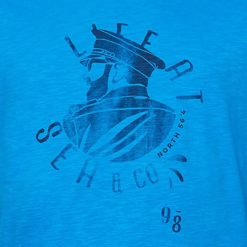 Camiseta de algodón NORTH 56°4 North 56°4 para hombre de talla grande Life At Sea