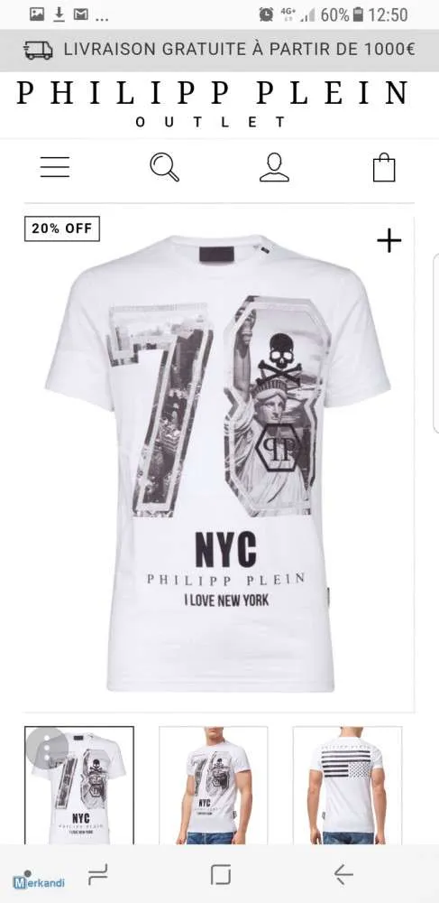 Camiseta de la llegada / chaqueta / SUDA / JEANS Philipp Plein