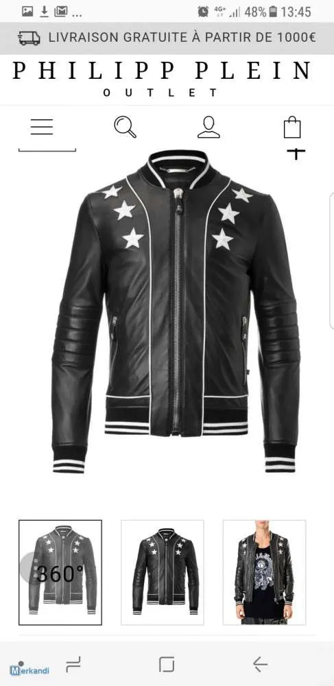 Camiseta de la llegada / chaqueta / SUDA / JEANS Philipp Plein