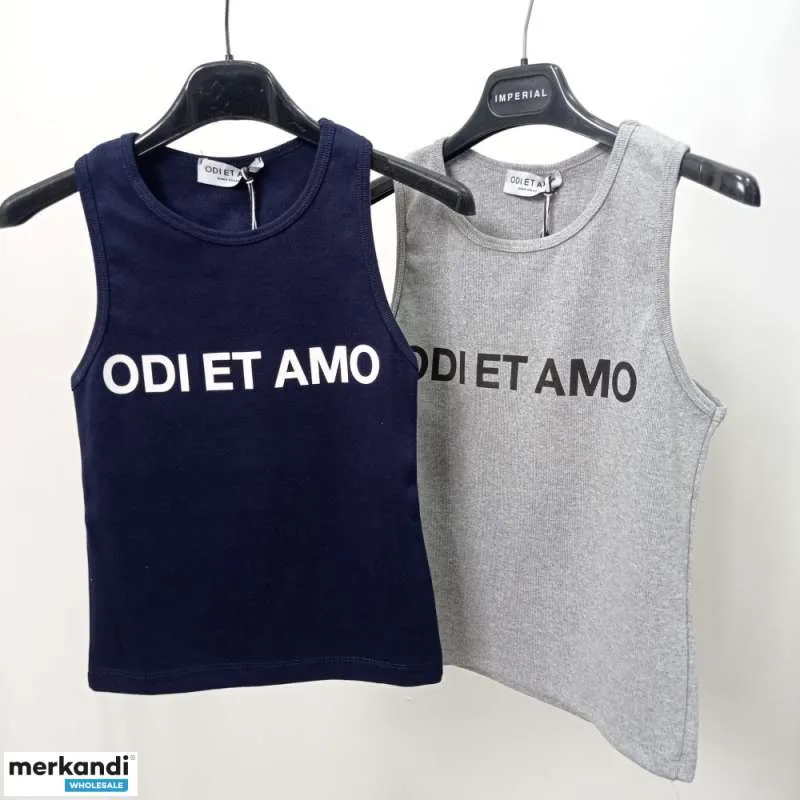 CAMISETAS DE STOCK Y CAMISETAS SIN MANGAS ODI ET AMO - MADE IN ITALY