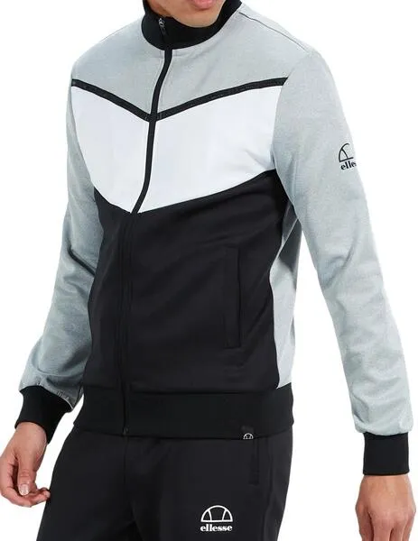 Chaqueta cremallera Ellesse Forma gris y negra para hombre