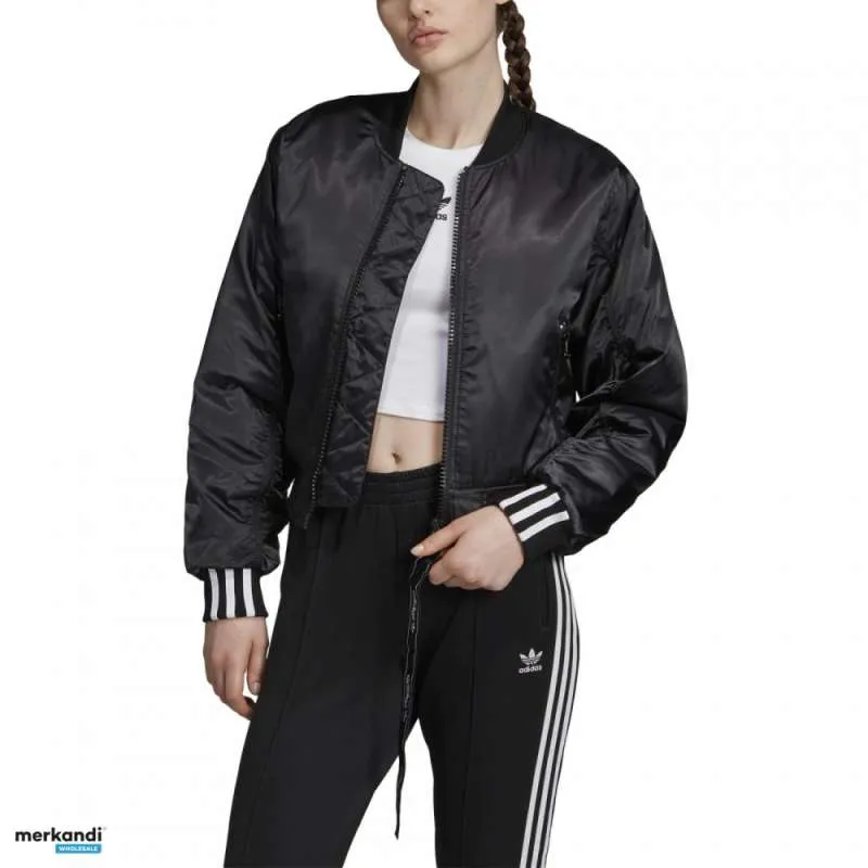 CHAQUETA EXCLUSIVA ADIDAS PARA MUJER -BOMBARDERO RECORTADO ED7630-190€ PRECIO 35€