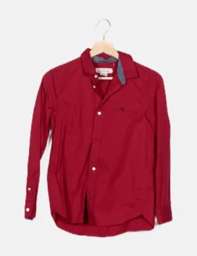 H&M Camisa roja manga larga