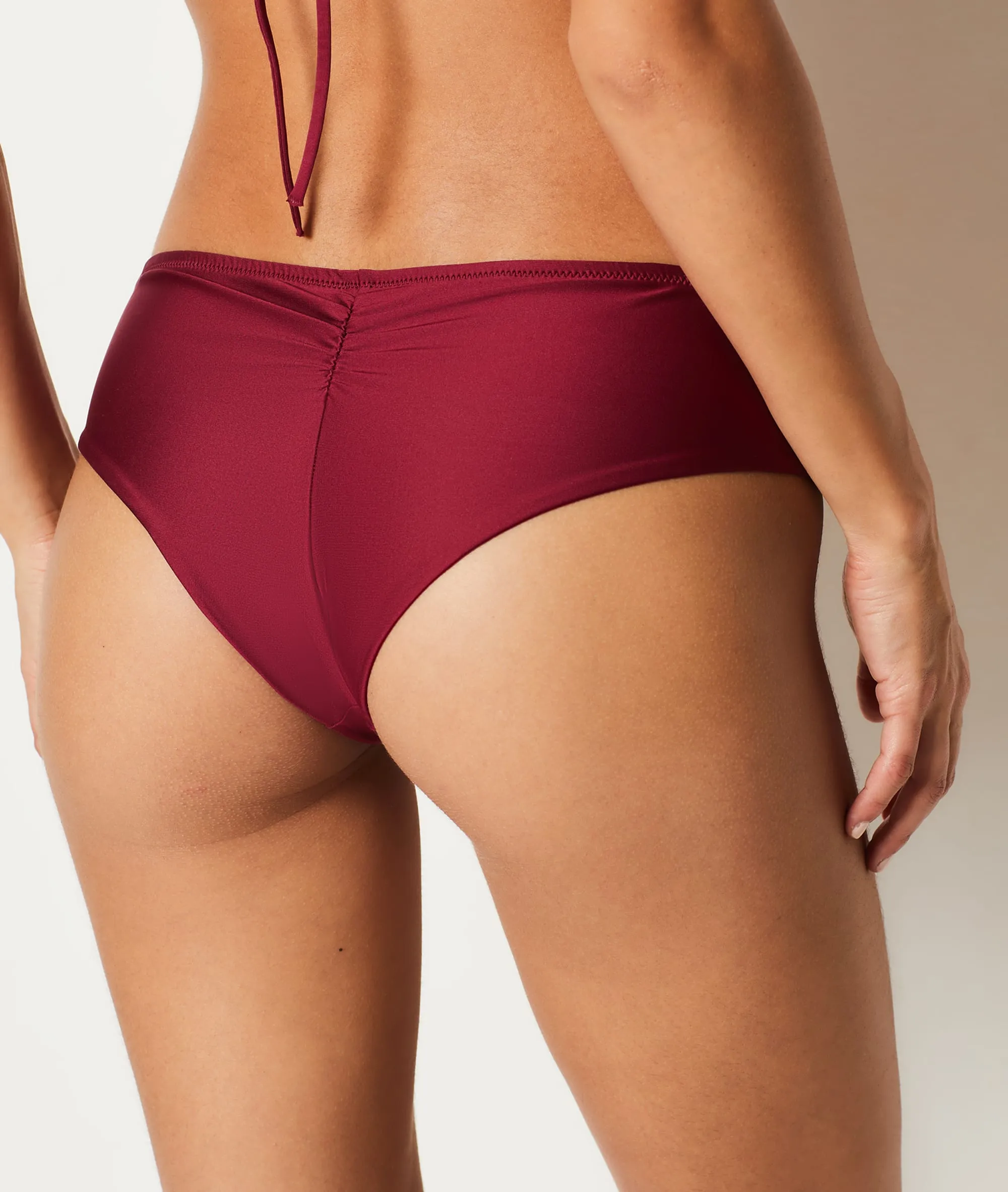 Hipster bas de maillot SABLES BORDEAUX GRENAT - ETAM