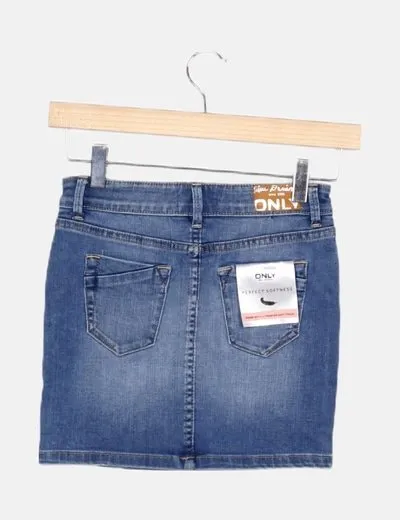 KIDS ONLY Falda denim mini