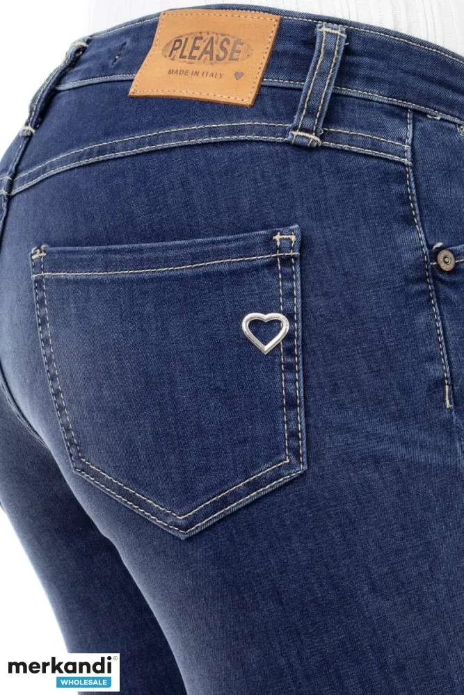 Ofrecemos jeans de mujer Please Made in Italy, todos en stock A partir de 25 piezas