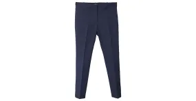 Pantalón de vestir Joseph slim de algodón azul marino 