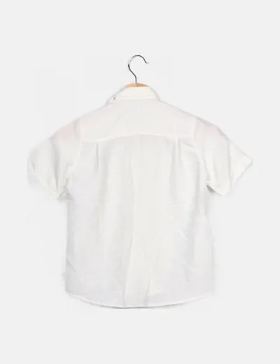 Sammy´s Camisa blanca manga corta puntilla