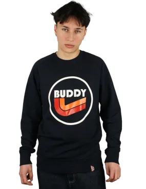 Sudadera Buddy Crew New Logo Ranglan marino