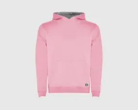 Sudadera capucha bicolor niñ@ inicial grande color rosa-gris