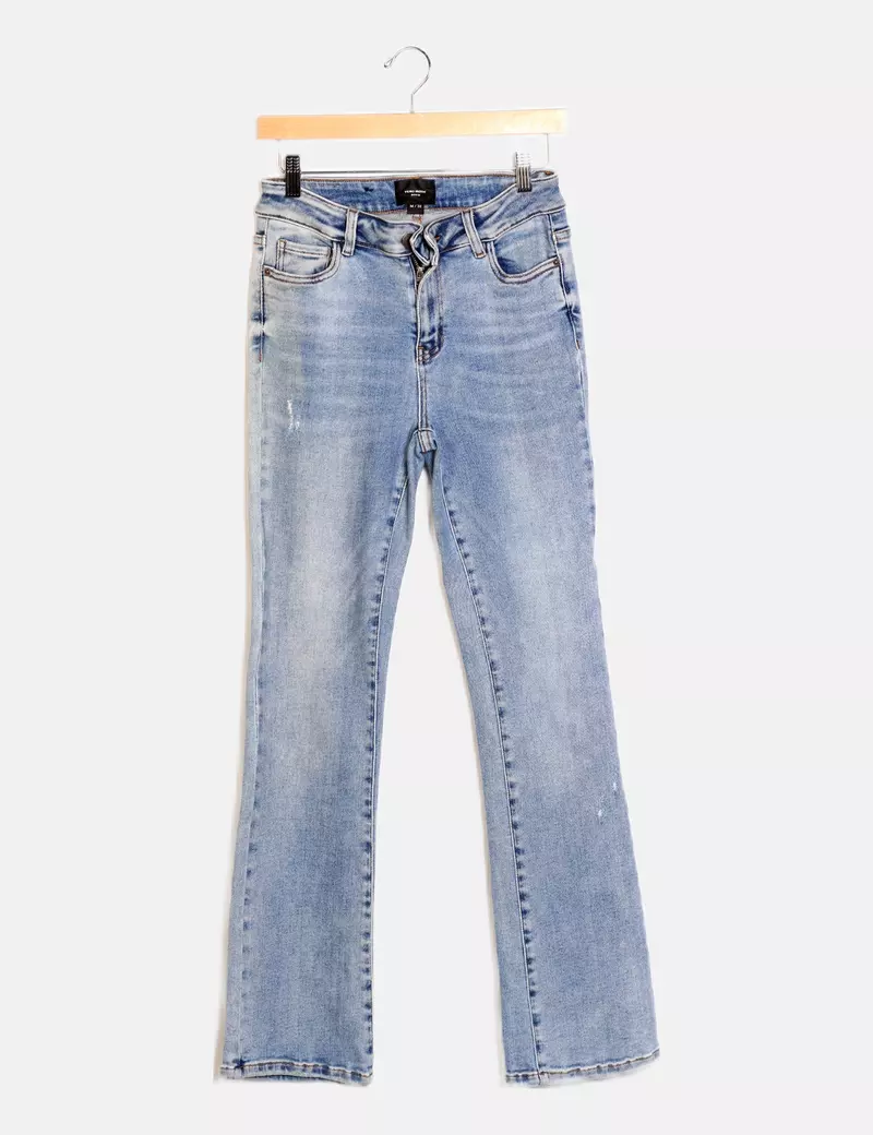 Vero Moda Pantalón denim azul recto