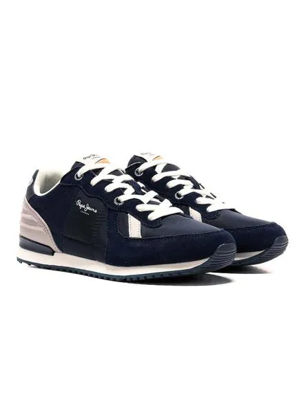 zapatillas pepe jeans tinker wer azul marino