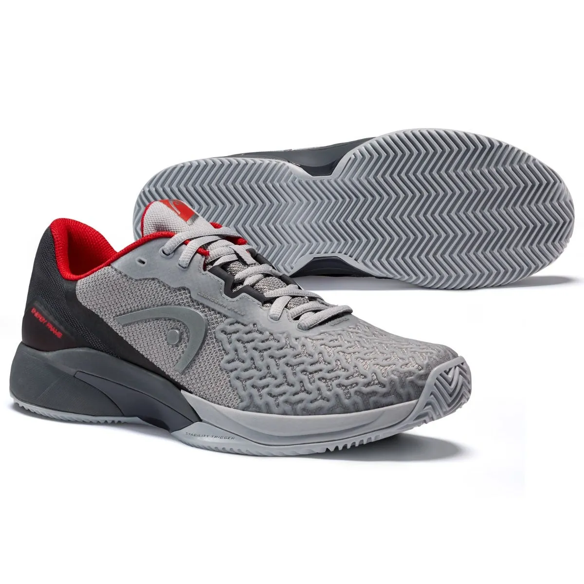 Zapatillas Tenis Hombre Head Revolt Pro 3.5 Clay Men Gris Oscuro