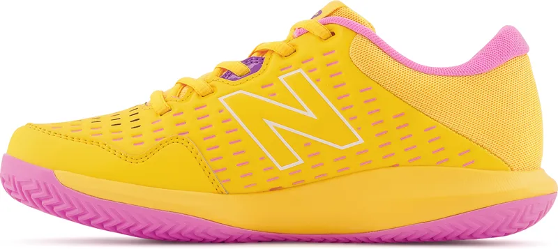 Zapatillas Tenis Mujer New Balance 696 V4 Clay Amarilla