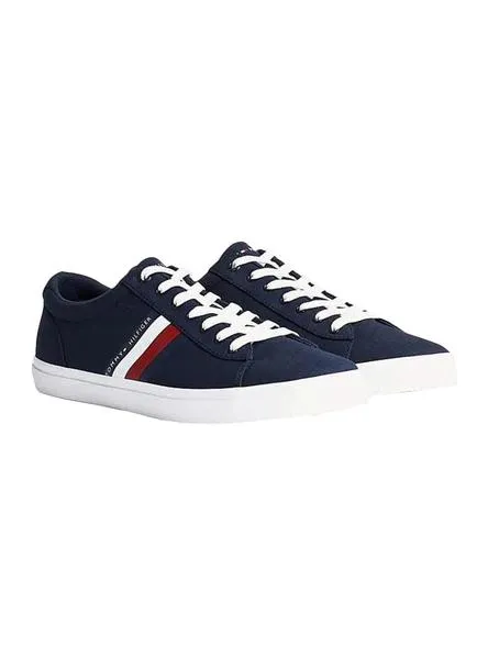 zapatillas tommy hilfiger stripes azul para hombre