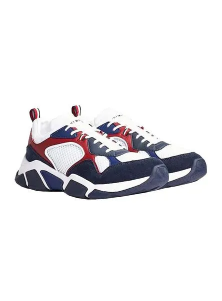 zapatillas tommy jeans chunky azul para hombre