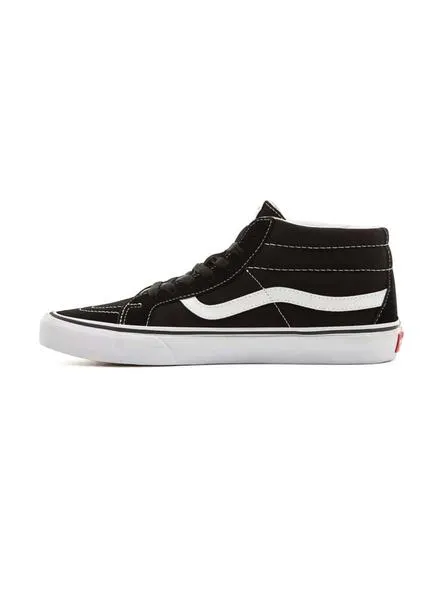 zapatillas vans sk8 mid negro mujer y hombre