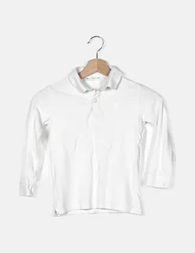 Zara Polo blanco manga larga